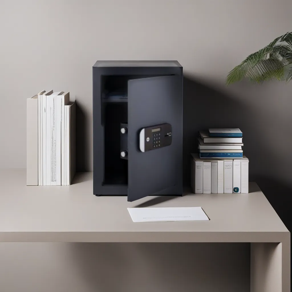 Maximum security safe with motor from Yale